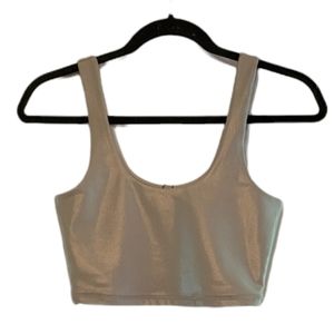 Green Dynamite Women's Shiny Scoop Neck Bralette